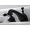 Kingston Brass KS3960PKL Duchess Widespread Bathroom Faucet W/Brass Pop-Up, Matte Blk KS3960PKL - alternate 3